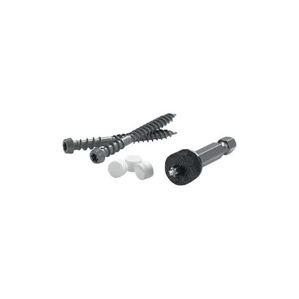 Fastenmaster Cortex 2 in. Square Trim Head Smooth Carbon Steel Deck Screws; 1125 Piece 5000227 - main